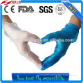 Non toxic powder free clear vinyl gloves/non smell powdered vinyl gloves pass CE ISO